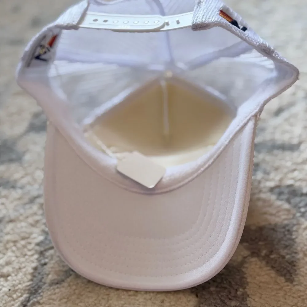 Aviator Nation White Trucker Stocked Hat